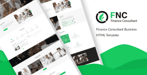 FNC – Finance & Consulting, Accounting HTML Template