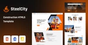 SteelCity – Construction HTML Template