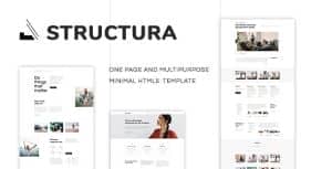 Structura – Minimal One Page Template