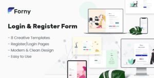 Forny – Login and Register Form Templates