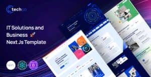 Techco – IT Solutions & Business Next Js Template