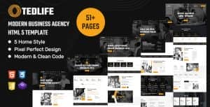 Tedlife – Business Consulting HTML5 Template