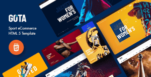 Gota – Sport eCommerce HTML5 Template