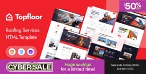 Topfloor – Roofing Services HTML Template
