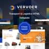 Vervoer – Logistics & Transportation HTML Template
