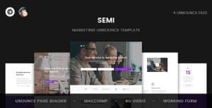 Semi – Service Unbounce Landing Page
