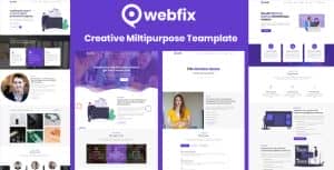 Webfix – Landing Page Template