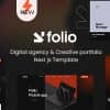 Webfolio – Creative Portfolio & Digital Agency Next-js Template