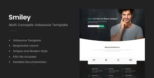 Smiley – Multi Concepts Unbounce Template