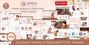 Wellnez – Spa Beauty & Wellness Salon HTML Template