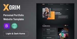 Xorim – Personal Portfolio HTML Template