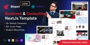 Business and Consulting React NextJS Template – Bizper