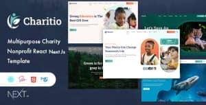 Charitio – Multipurpose Charity Nonprofit Next Js Template