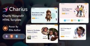 Charius – Charity Nonprofit HTML5 Template