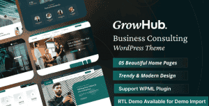 GrowHub – Business Consulting WordPress Theme