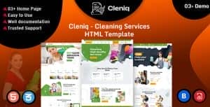 Cleniq – Cleaning Service HTML5 Template