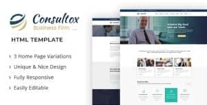 Consultox – Consulting Business HTML Template