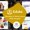 Eduko – Online Course & Education HTML5 Template