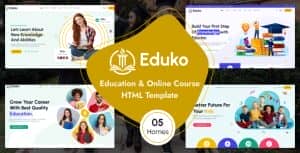 Eduko – Online Course & Education HTML5 Template