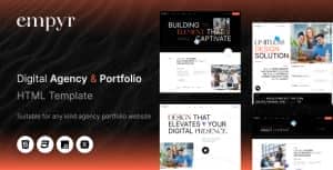 Empyr – Digital Agency & Portfolio Html Template