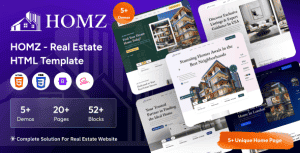 Homz – Real Estate HTML Template