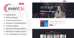 Eventic – Conference & Event HTML Template