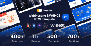 Hostie – Web Hosting & WHMCS HTML Template