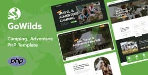 Gowilds – Travel & Tour Booking PHP Template