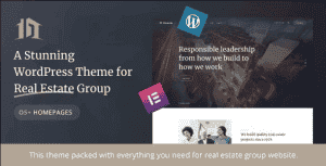 Housale – Real Estate Group WordPress Theme + RTL