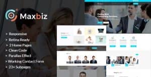 Maxbiz – Business Consulting and Professional Services HTML Template