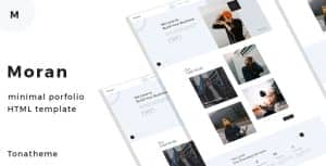 Moran – Minimal Portfolio HTML Template