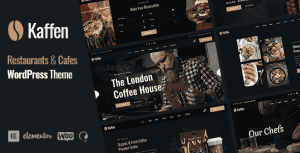 Kaffen – Restaurant & Cafe WordPress Theme