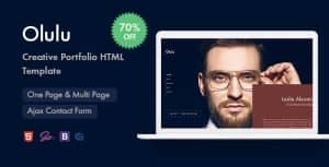 Olulu – Creative Portfolio HTML5 Template