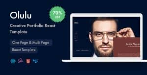 Olulu – Creative Portfolio React Template