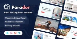 Parador – Hotel Booking React Template