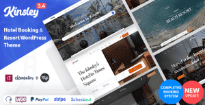 Kinsley – Hotel Booking Theme