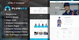 Plumber – Plumbing and Construction HTML Template
