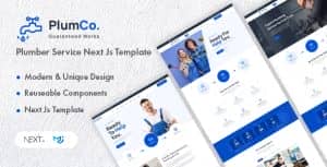 Plumco – Plumber Service Next Js Template