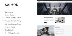 Saimon – Architecture & Interior HTML Template