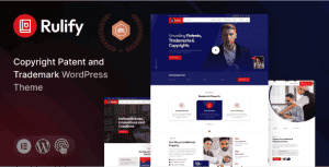 Rulify – Intellectual Property Consultancy Law Firm WordPress Theme