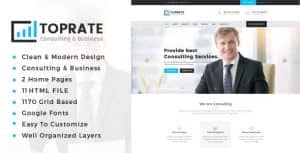 Toprate – Business Consulting and Professional Services HTML Template