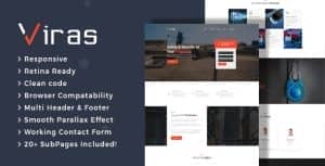 Viras – Security Services HTML Template