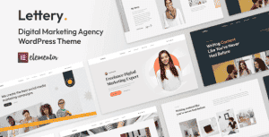 Lettery – Digital Marketing Agency WordPress Theme