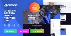 Aivons – Business Consulting WordPress Theme