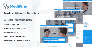 MediFine – Health and Medical HTML Template