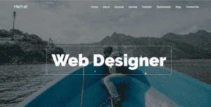 Creative Responsive Personal Portfolio Template – Methail