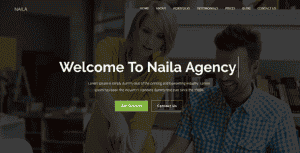 Naila – One Page MultiPurpose WordPress Theme