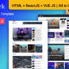 Newsprk – React Blog Magazine Template