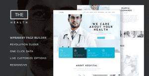 The Hospital – One and Multi Page Health Theme