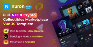 Nuron – NFT Vue JS Template